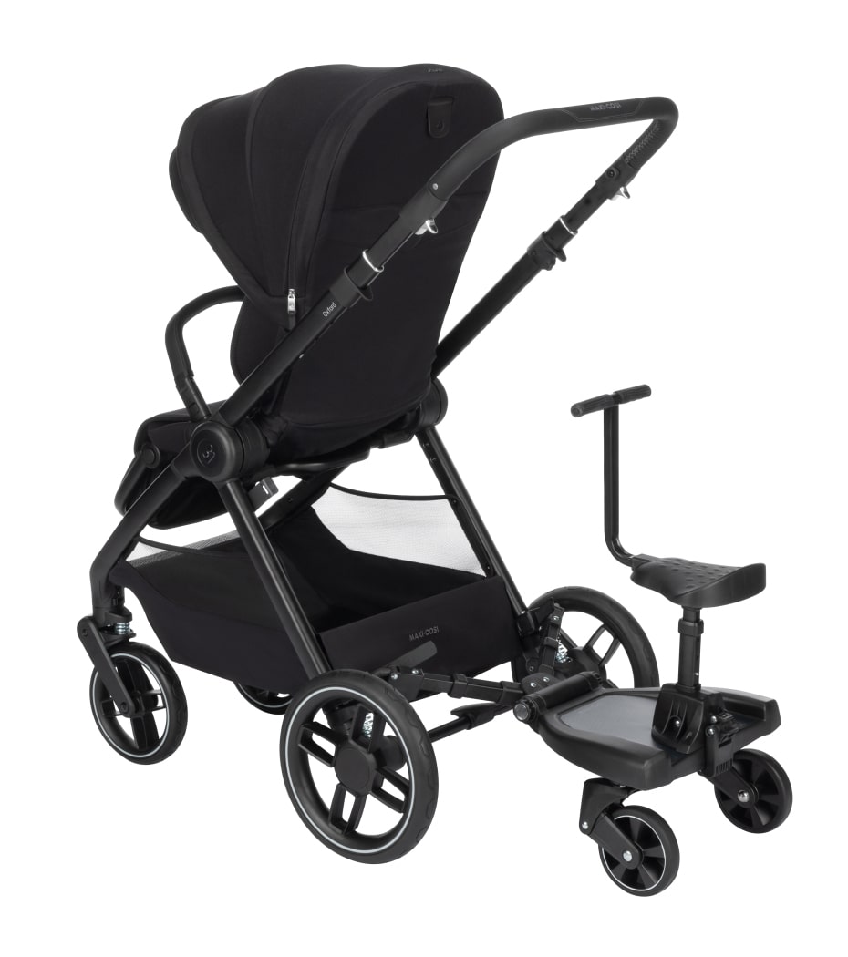 Vihir Kinderwagenboard met zitting, buggy-board, universeel, kiddy board voor 99% kinderwagen met hoger, bredere en comfortabelere stoelen, kinderwagenaccessoires voor kinderen van 2 - 6 jaar (25 kg