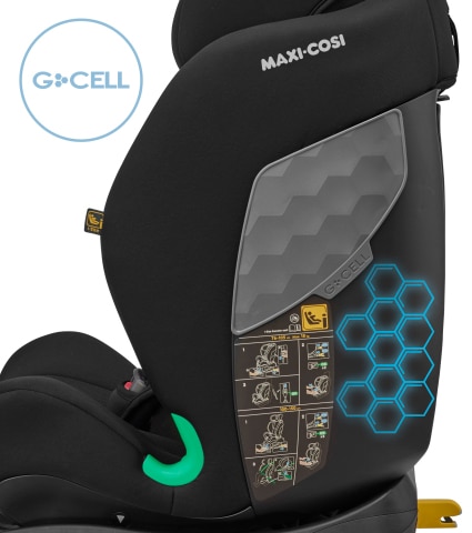 Maxi-Cosi Titan Plus i-Size - Siège auto multi-âge et inclinable avec  harnais de sécurité 5 points et G-CELL